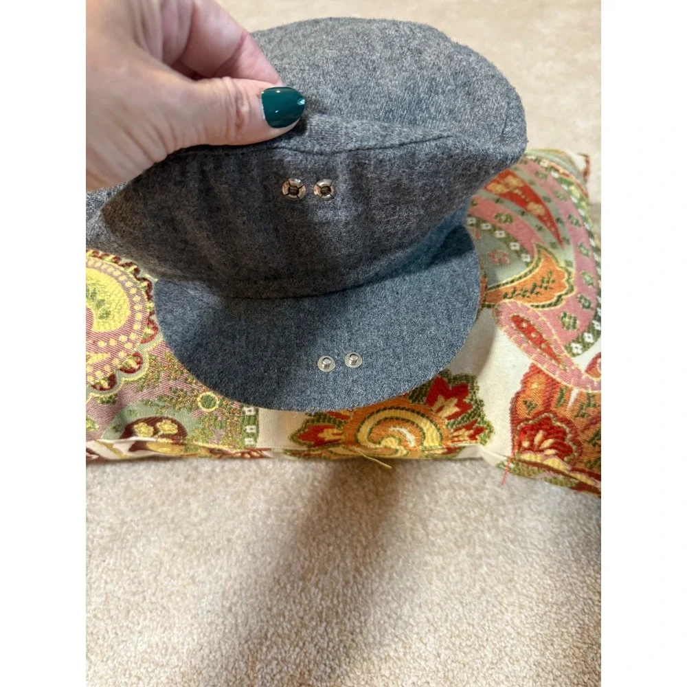 Malroy Distinctive Headwear Wool Flat Cap Ivy Newsboy Hat Gray Large Made USA‎